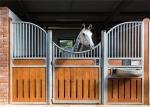 Customized Temporary Bamboo Board Indoor Safety Steel Horse Stalls Horse Stables