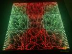 RGB 3in1 Luminous Starry Golden LEDs Floor Tiles 3D 50*50cm Mirror Dance Floor
