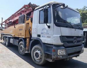 Wholesale 52m Used Concrete Pump Truck on Mercedes Benz Chassis for Construction Machinery from china suppliers