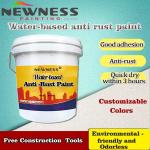 Acrylic Main Raw Material NEWNESS Customized Color Alkyd Enamel Paint for Metal