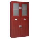 Swing Door 2-Tier 2-Drawer Steel Filing Cabinet Knock Down Thermal Transferred