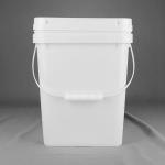 100% Raw Materials Square Plastic Bucket For Storage Square Plastic Container