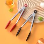 Silicone Kitchen Tongs With Silicone Tips Set Of 3 Heat Resistant Tongs Tools