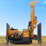 260meter Depth Diesel Portable Water Well Drill Rig Machine Hard Rock Drilling