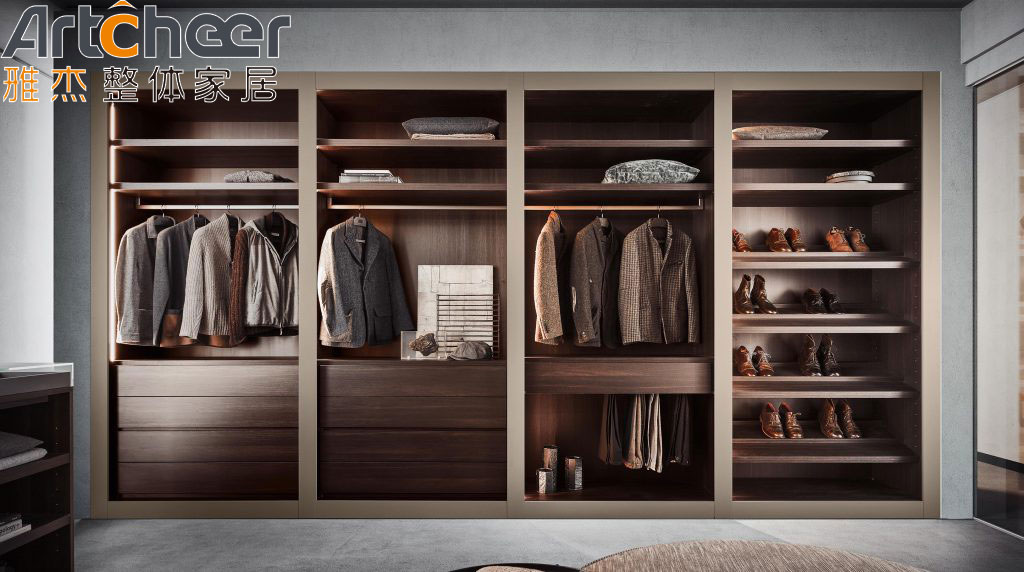 Bedroom Design Foldable Built In Wardrobe Closet With Laminated Finish