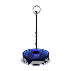 Buy cheap 100cm 115cm 360 Photo Booth Stand LED Slow Motion Video Booth Wedding from wholesalers