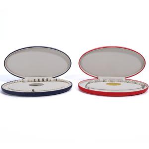 Wholesale Custom Logo Jewelry Packaging Box for Ring and Necklace Bracelet Storage Hanhong PU Leather from china suppliers