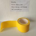 Single Sided Floor Marking Adhesive Tape / PVC Yellow Line Marking Tape