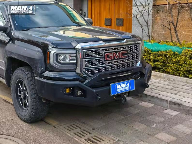 Heavy Duty GMC Sierra Bull Bar Pickup Front Bumper For GMC 1500