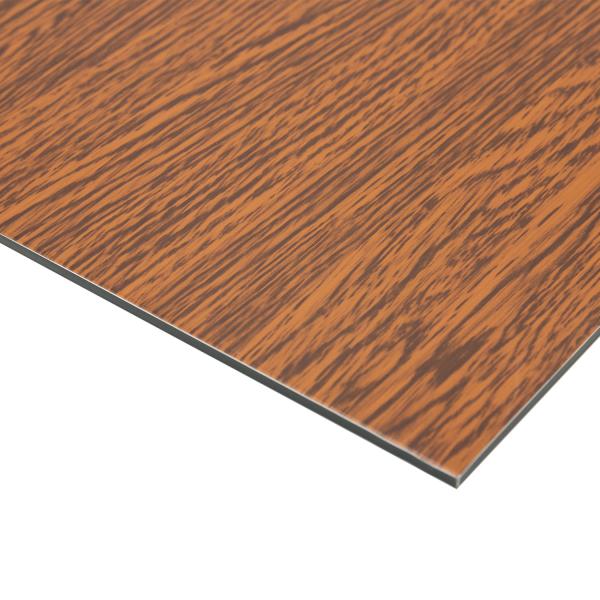 4mm Thickness Aluminum Composite Panel Wooden Surface For Building Decoration