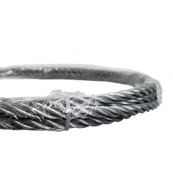 4x31 WSC 8.3mm Galvanized Steel Wire Rope In Standard AiSi Carbon Steel Grade