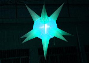China Exquisite Led Inflatable Star 190 T White Polyester CE / UL Approved on sale