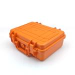 2 Compartments 2 Keys Plastic Gun Case 11.5 X 8.5 X 4.5 Inches