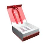 OEM Flap Lid Magnetic Rigid Gift Box With Ribbon And EVA Insert