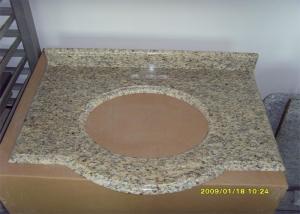 Wholesale Natural Stone Granite Countertops , Giallo Santa Cecilia Custom Granite Countertops from china suppliers