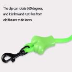 0.8*150cm PVC LED Dog Leash , Anti Lost Flat Dog Leash For Dogs Safety