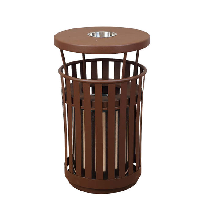 ISO18000 Certificate Modern 20gal Street Steel Outdoor Trash Can