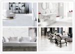 Big Size Carrara Marble Look Ceramic Tile 300*1200 Mm Accurate Dimensions
