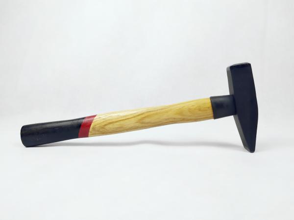 DIN standard carbon steel materials Machinist Hammer with double colors wooden
