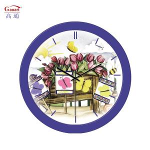 Wholesale Needle Display Type Large 12inch Customized Size Wall Clock for Home Glass Decoration from china suppliers