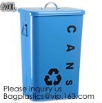 Household Metal Tin Garbage /Dust Bin,Metal Dog Pet Food Storage Bin Tin
