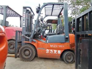 Wholesale Used Compact Electric Forklift HELI CPCD15 Forklift Engine Power 1.5 Ton from china suppliers