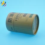 Embossing Dia 155mm Paperboard Tube Packaging With PVC Window