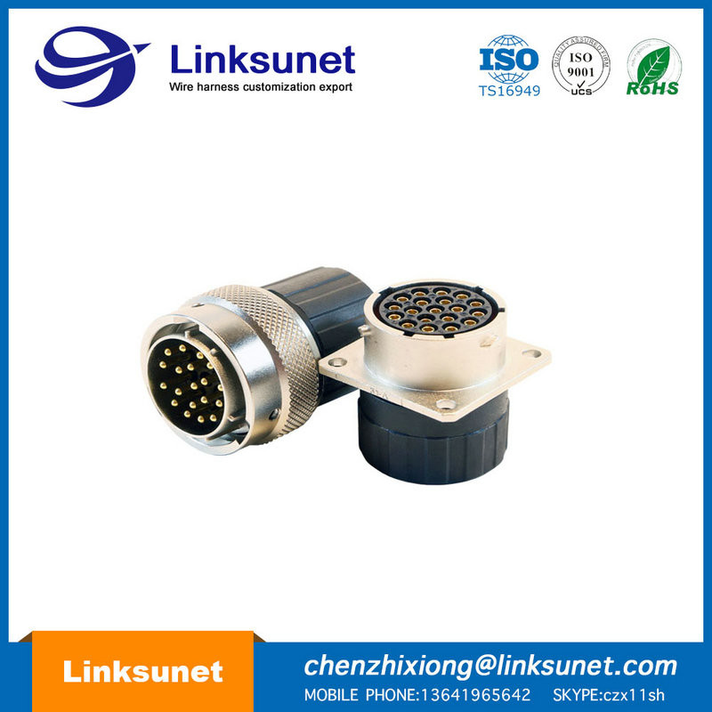 Four Point Crimp Type CTO Circular Connector Cable Assembly High Flex For New Energy Vehicles
