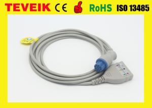 Wholesale Round 10 Pin ECG Trunk Cable For Datex Patient Monitor , LL Type 3 Leads ECG Patient Cable from china suppliers