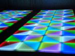 Night Club Rgb Color Changing Led Dancing Floor High Brightness 100 * 100 * 15