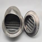 4 Inch Stainless Steel Wall Air Vent Cover Hood End Ducting Cap Round Grille