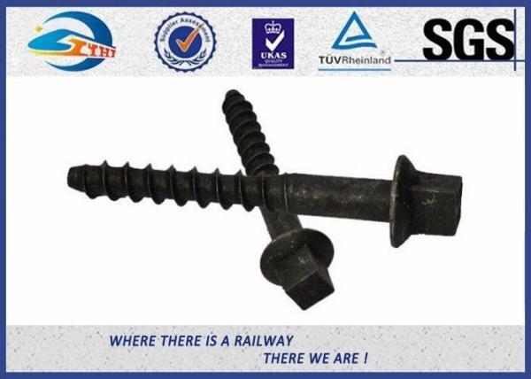 High Tensile Railway Coach Screws HDG Plain Oiled Surface Material Q235 Grade 4