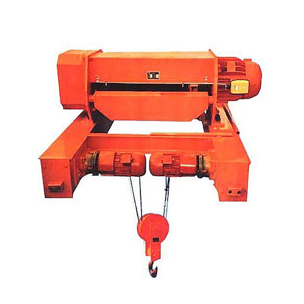 Quality Double Girder Rail Construction Small Electric Wire Rope Hoists With Electric Traveling Trolley for sale