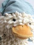 Stuffed Animal Chenille Duck And PP Cotton Filling Cute Hedgehog Toy OEM ODM