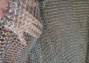 China Stainless Steel Anti Cut Metal Ring Mesh Chainmail Mesh Use For Exhibition Halls on sale
