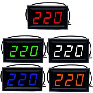 Wholesale AC 70-500V Digital Ammeter Voltmeter 0.56  LED Digital Voltmeter from china suppliers