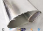 Light / Heat Reflective 300℃ Aluminium Foil Fiberglass Fabric For Pipe