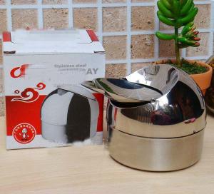 Wholesale Stainless Steel Cigarette Ashtray Lid Silver Windproof Penguin Shade from china suppliers