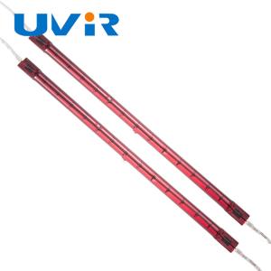 Wholesale Ruby Single Infrared Quartz Tube 230V 2000W High Thermal Efficiency from china suppliers