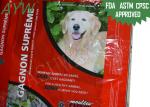 30kg Heat Sealing Mylar Pet Food Bag Reclosable Moisture / Oxygen Proof