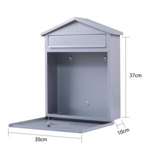 Wholesale Wall Mount Lockable Modern Outdoor Galvanized Metal Mailbox Letterbox from china suppliers