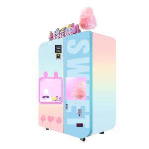 China Electric Automatic Cotton Candy Vending Machine Automatic Snack Equipment on sale