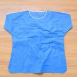 Single Use Spunbond Hospital Surgical Scrubs Unisex Disposable Patient Gown Suit