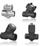 Threaded and undertake welding Y check valve，check valve， forged steel