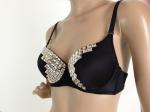 Night Club Clothes Silver Studded Bra / Spiked Bra Outfit CRB1038 Non Enclosed