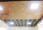 Simple Elegant Aluminum Ceiling Tiles , Hotel Metal Ceiling Panel