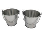0.23mm Round Tin Bucket 5L Small Tin Bucket With Handle