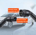 3 Phase 32A Portable Electric Car Charger Cable Extension Cable Dual Head for