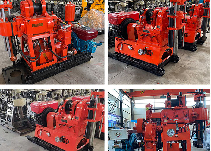 100 Meters Water Well Drilling Rig Machine Engineering Exploration Investigation For Rocky Layers