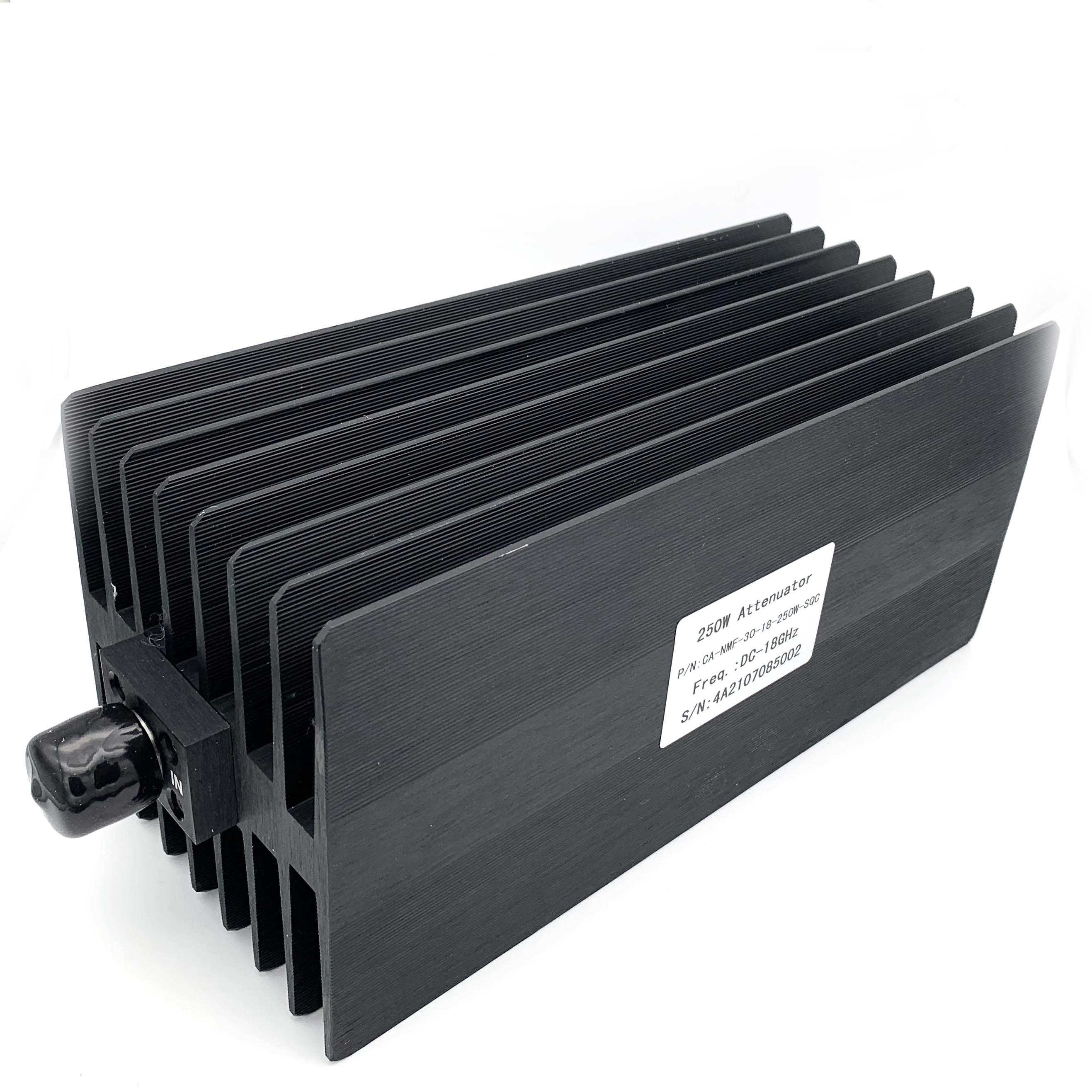 Female Connector Microwave Fixed Attenuator 18GHz 30dB 100w